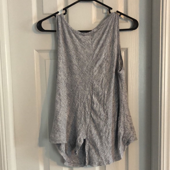 Antibes Blanc 100% Linen Coastal Striped Tank Top - Picture 2 of 8